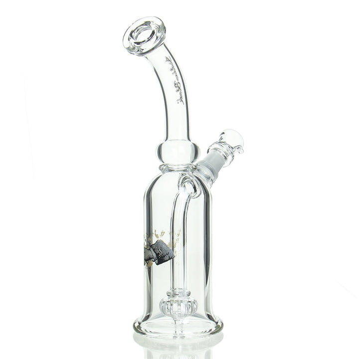 Sheldon Black The Bottle Bubbler Tightwire Brass — Tightwire Brass bottle bubbler shown from alternate angle