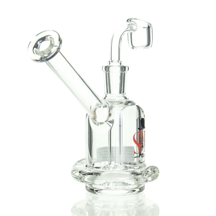 Sheldon Black Derby Bubbler Hat Red — derby hat bubbler shown from alternate angle