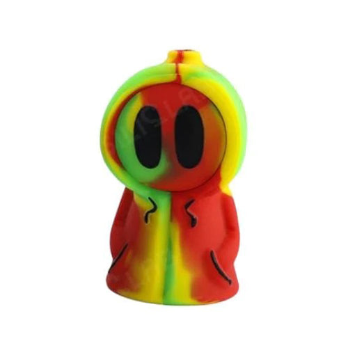 Silic Lab Silicone Ghost Bubbler — ghost-shaped silicone bubbler pipe, side profile