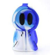 Silic Lab Silicone Ghost Bubbler — ghost-shaped silicone bubbler pipe, detail view