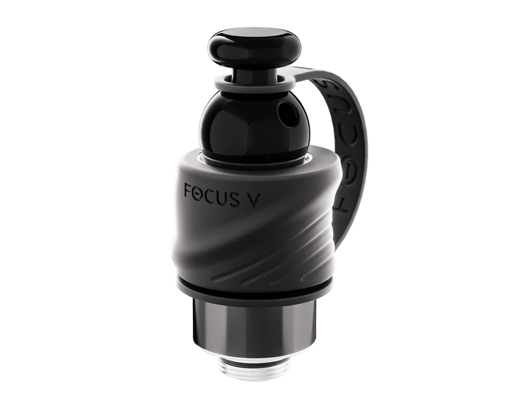 Focus V Intelli Core Max Atomizer with sleek black finish and upgraded 30% larger chamber walls for enhanced vapor performance.