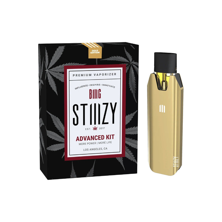 Stiiizy Biiig Battery Advanced Kit — Gold edition high-capacity rechargeable pod battery