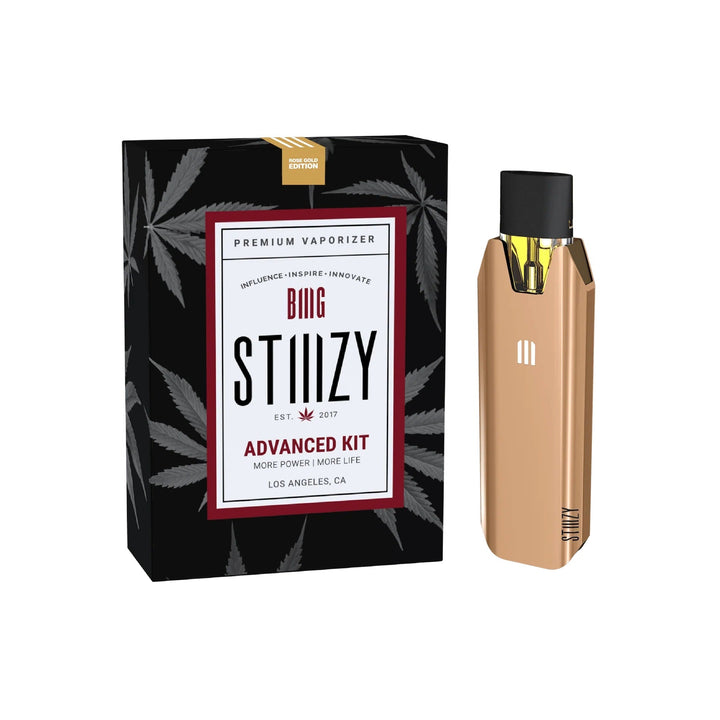 Stiiizy Biiig Battery Advanced Kit — Rose Gold edition high-capacity rechargeable pod battery