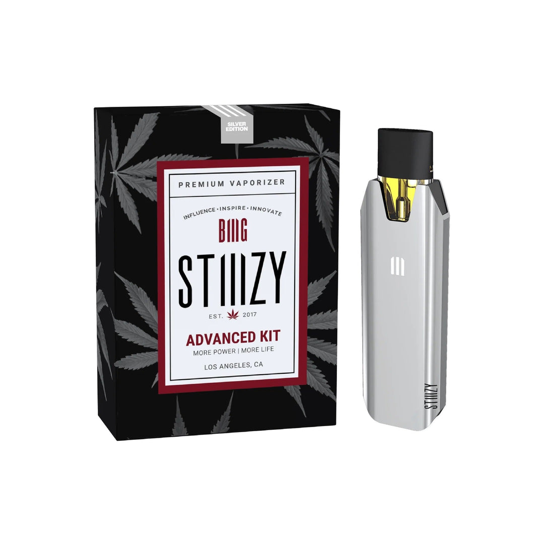 Stiiizy Biiig Battery Advanced Kit — Silver edition high-capacity rechargeable pod battery