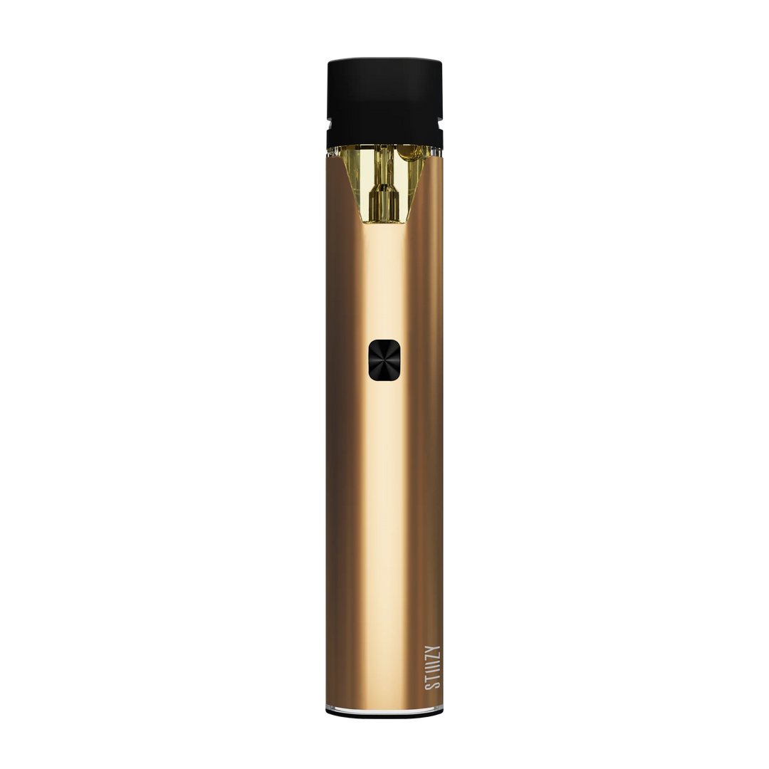 STIIIZY Pro Battery in Gold, premium metallic finish proprietary pod battery
