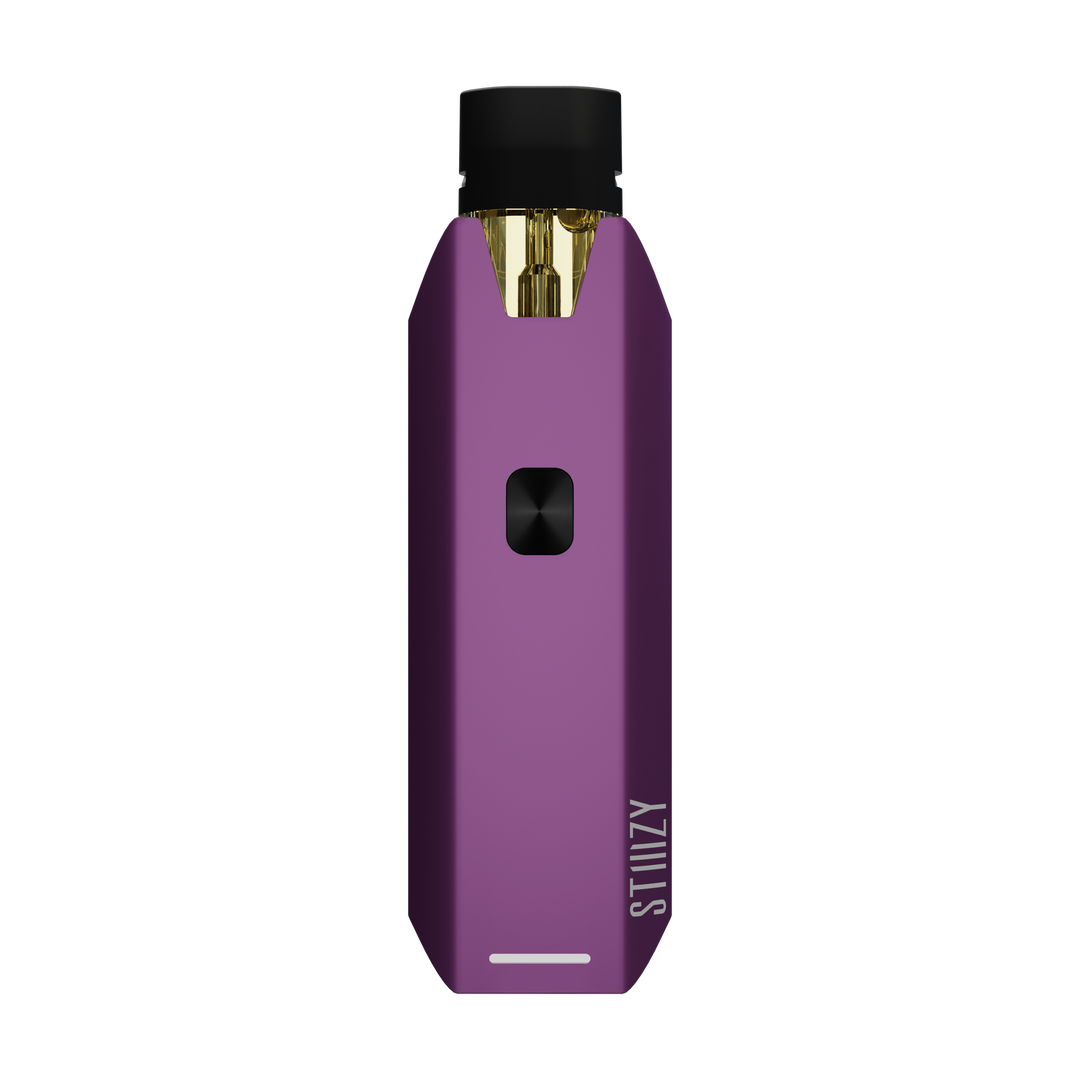 STIIIZY Pro XL Battery in Purple, adjustable voltage proprietary pod battery