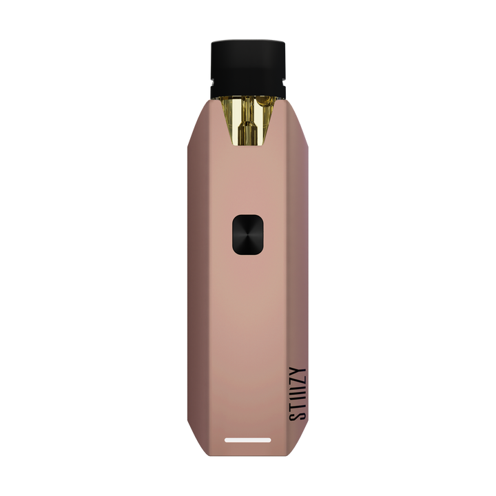 STIIIZY Pro XL Battery in Rose, soft pink finish adjustable voltage pod vape