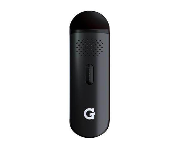 G Pen Dash Dry Herb Vaporizer in Black – compact pocket-size herb vape with single-button interface.