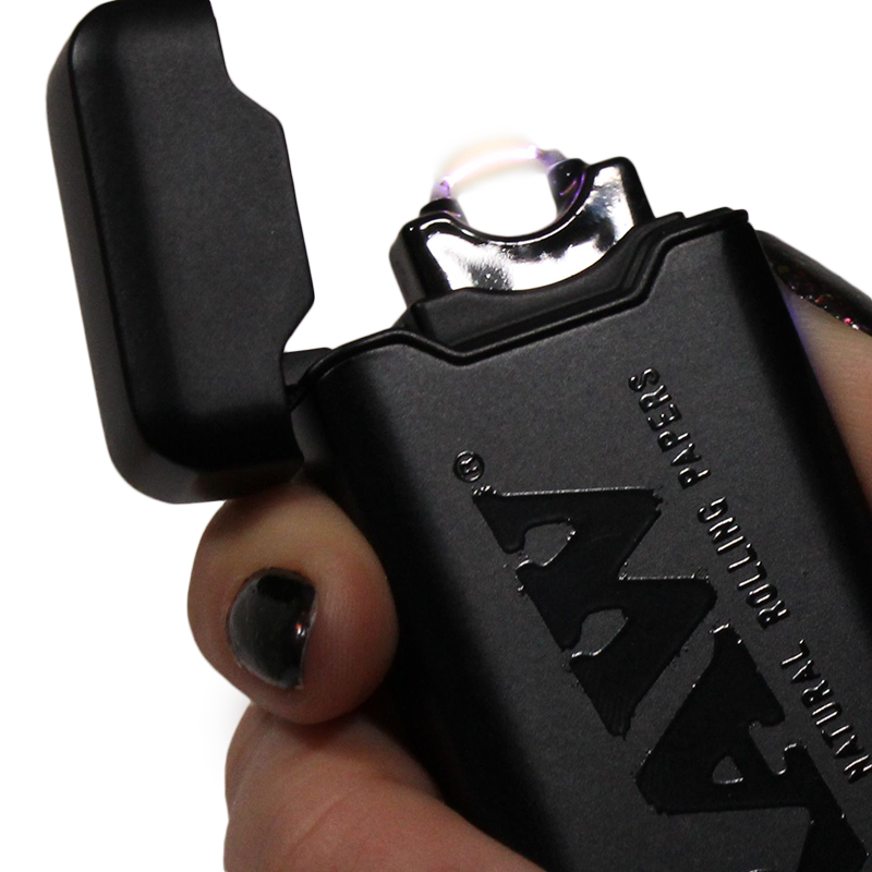 RAW rechargeable plasma lighter with high-power arc