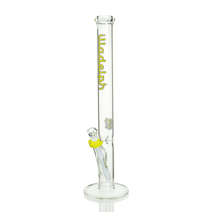 Authentic Illadelph Yellow Tall Straight 5mm glass bong in collector box