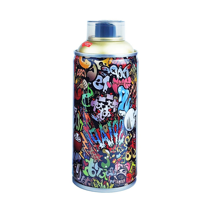 Techno Torch 5in Spray Can Torch — novelty spray-paint-can butane torch lighter, detail view