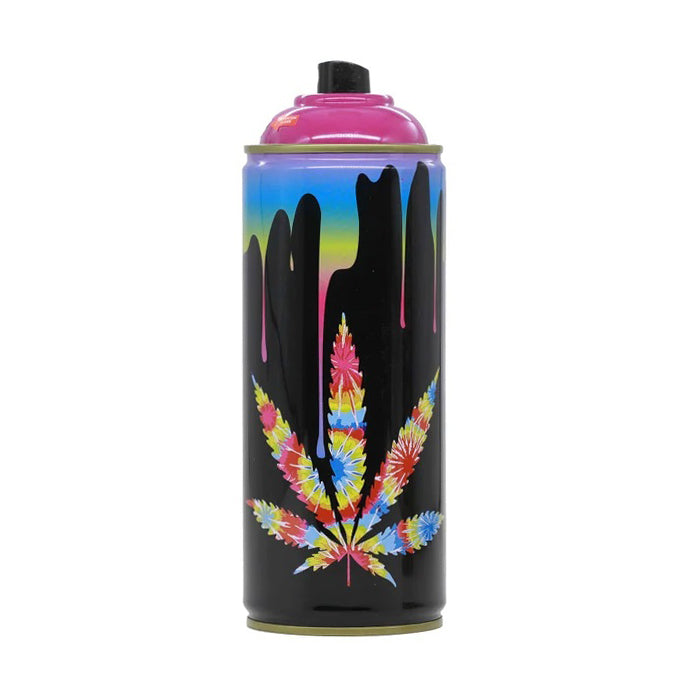 Techno Torch 7in Spray Can Torch — novelty spray-paint-can butane torch lighter, detail view