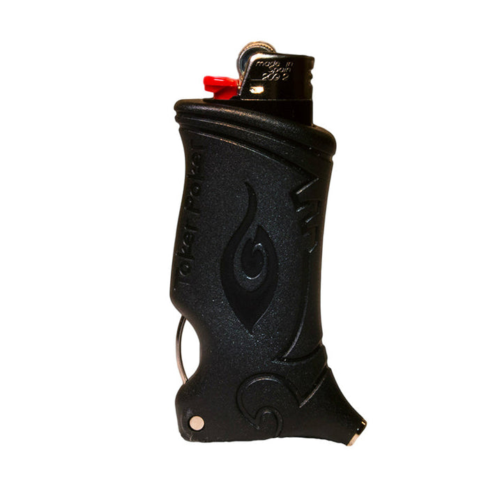 Toker Poker Black lighter sleeve multi-tool with poker and tamper, alternate view