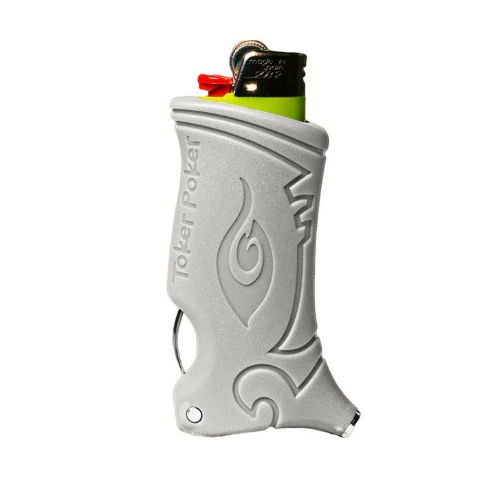 Toker Poker Gray lighter sleeve tool, alternate view