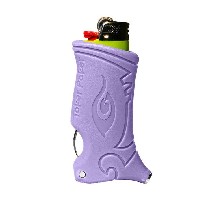 Toker Poker Lavender lighter sleeve tool, alternate view