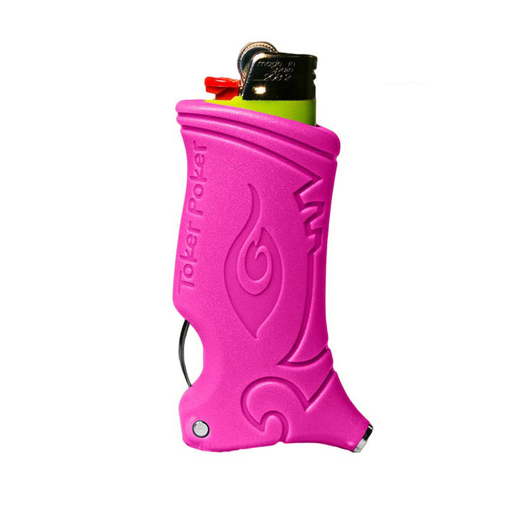 Toker Poker Pink lighter sleeve tool, alternate view