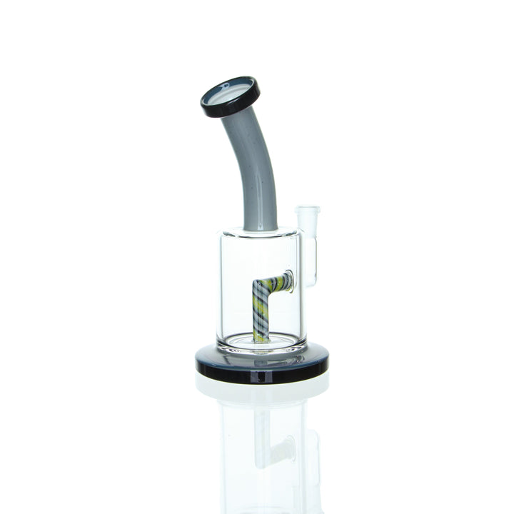 Toro Glass Macro XL — CFL Worked colorway heady tube, alternate angle