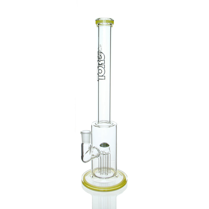 Toro Glass Mini Tree Perc — Yellow colorway tree perc rig, hero shot