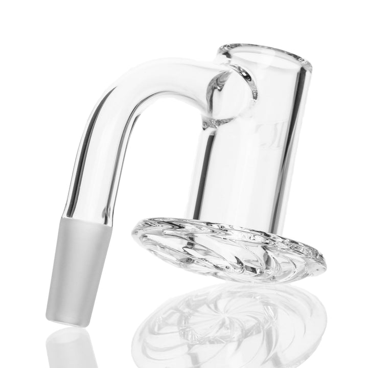 TruQuartz Cyclone Quartz Bucket 10mm Male 90deg — 10mm cyclone bucket shown from alternate angle