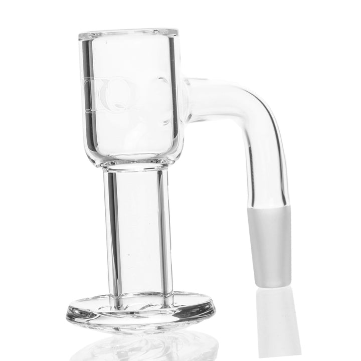 TruQuartz V3 Slurper 10mm Male 90deg — V3 terp slurper quartz banger with 10mm male joint at 90 degrees