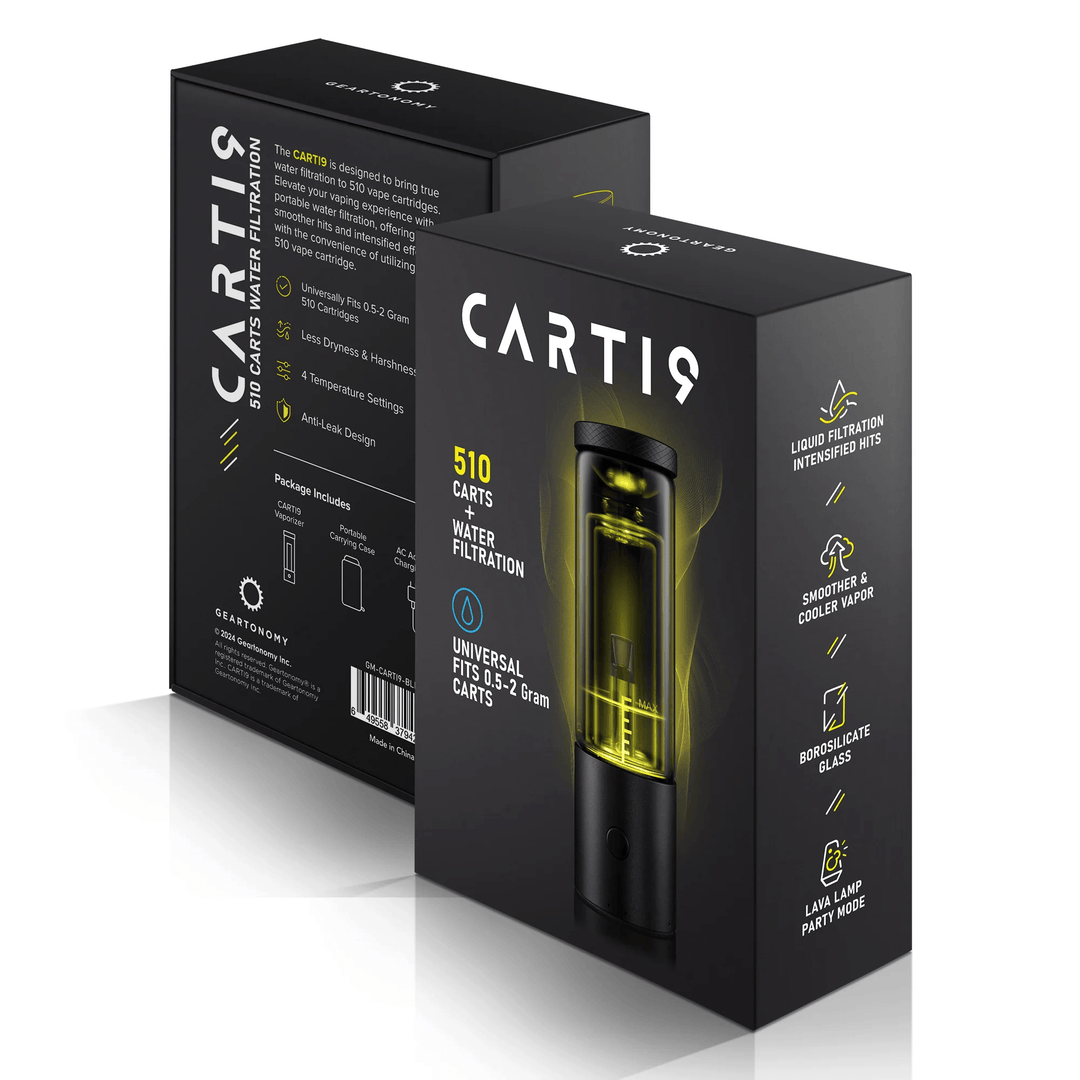 Cloudious9 CARTI9 510 battery variable voltage settings box front and back