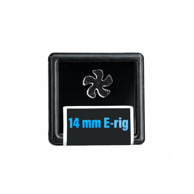 Black Market Quartz Flakes spinner insert 14mm 5 blade, large-format quartz spinner insert for high-output e-rig setups and deep vapor pulls