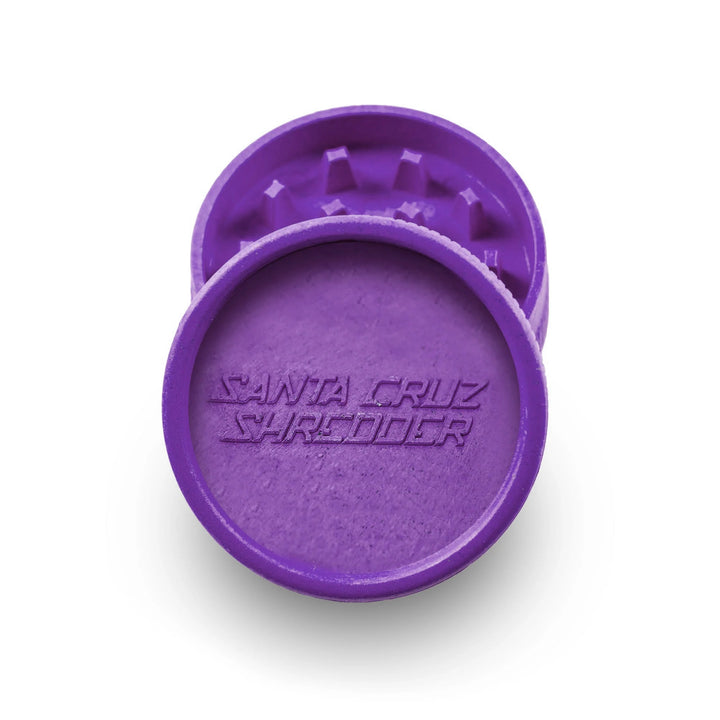 Santa Cruz Shredder Large 2 Piece Hemp Grinder in Purple – Sustainable Plant-Based Material