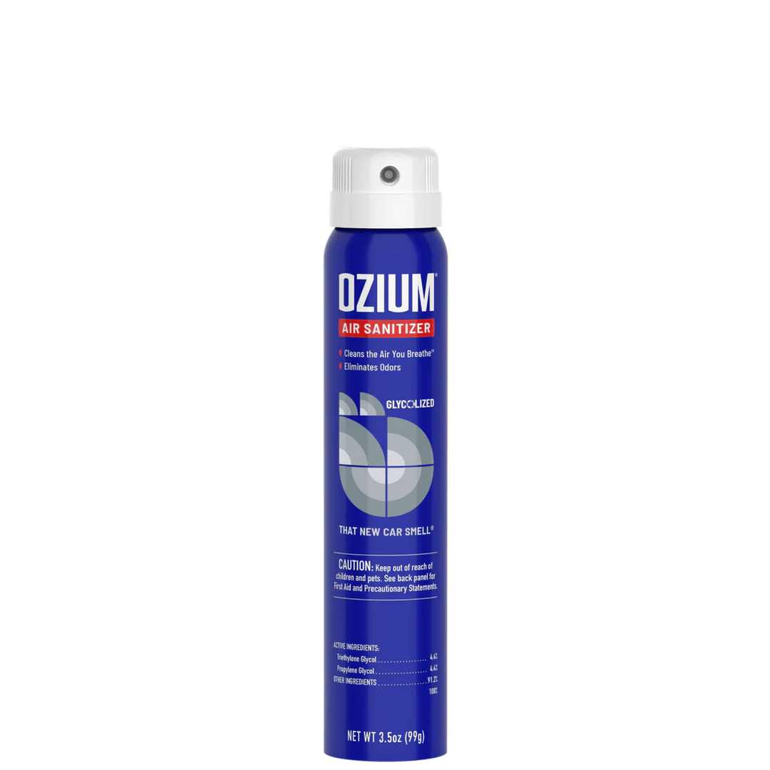 Ozium air cleanser 3.5 ounce can that new car smell