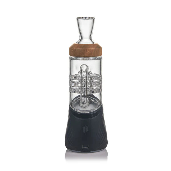 Halo Peak Top mounted on Puffco Peak Pro – Alpine Collection glass upgrade for enhanced airflow