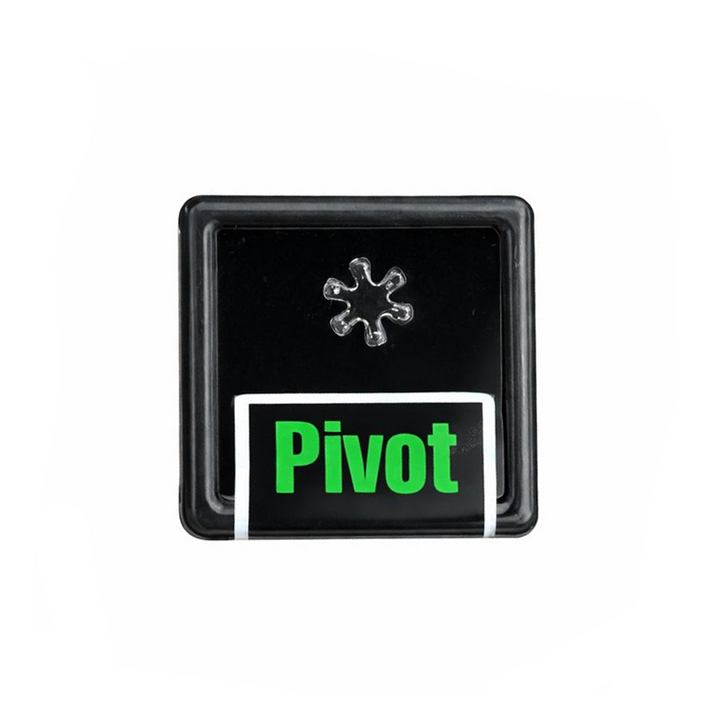 Black Market Quartz Flake spinner insert 7.5mm 5 blade, quartz flake insert for Puffco Pivot and small e-rig chambers, improved airflow and heat retention