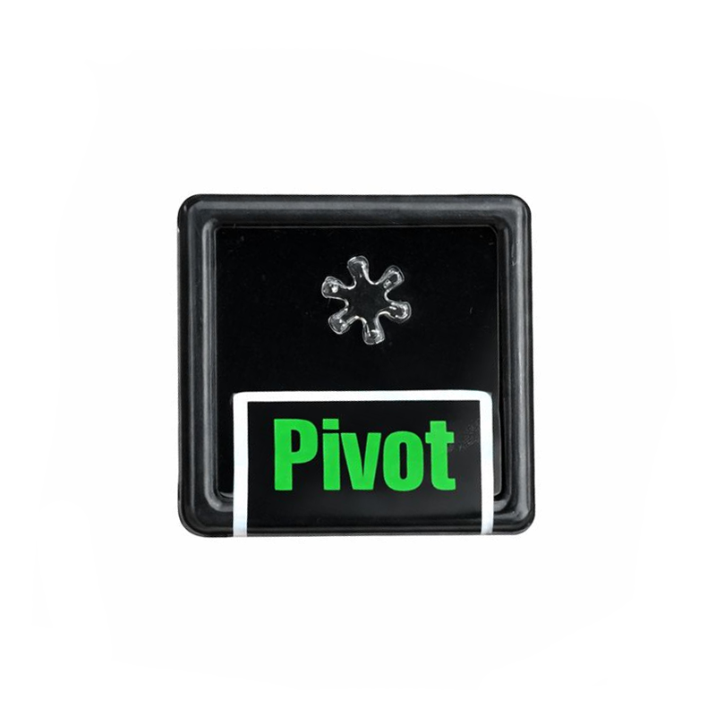 Black Market Quartz Flake spinner insert 7.5mm 5 blade, quartz flake insert for Puffco Pivot and small e-rig chambers, improved airflow and heat retention