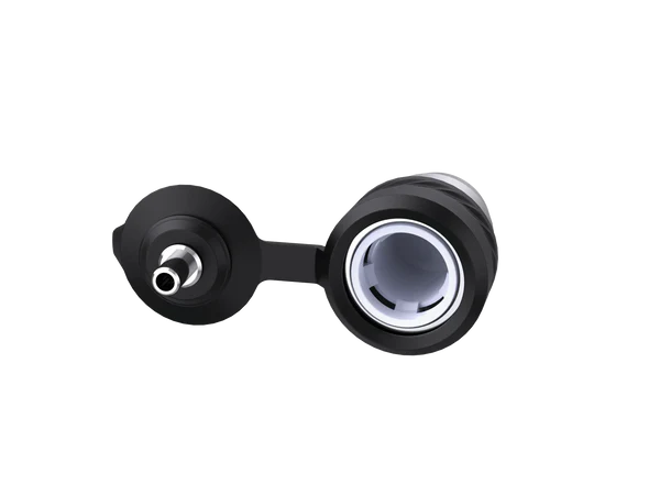 VOOZR New Peak 3DXL Atomizer airflow and heating chamber close-up showing 360-degree dual-zone ceramic heating for even vaporization