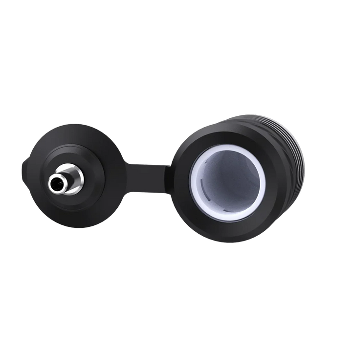 VOOZR Peak Pro 3DXL Atomizer top view highlighting the wide ceramic heating surface for heavier loads and stronger airflow