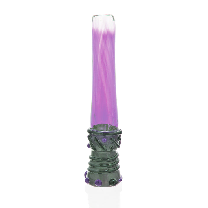 Wright Glass Lightsaber Chillum Purple glass one-hitter