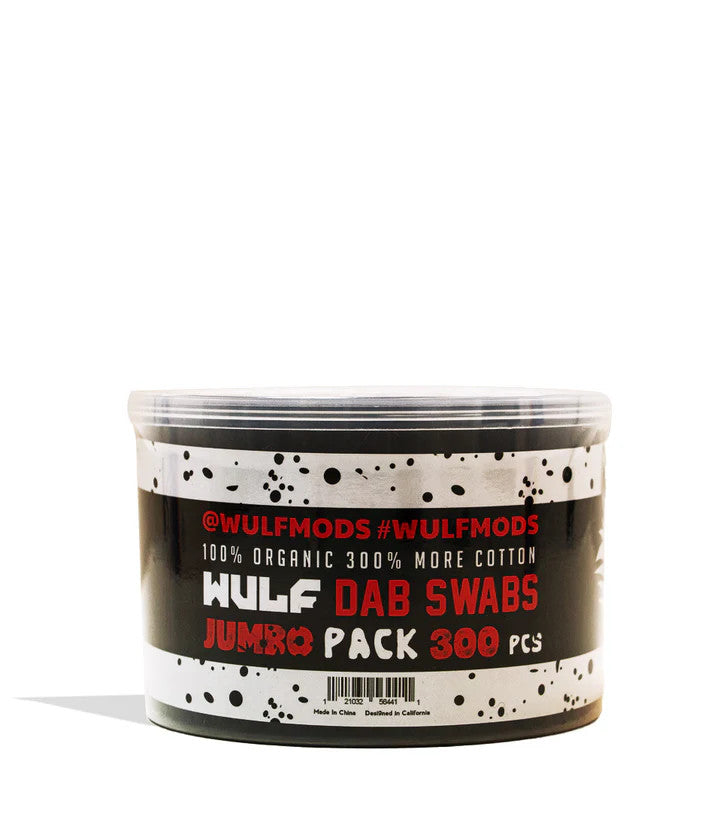Wulf Mods Cotton Dab Swabs 300 pack box