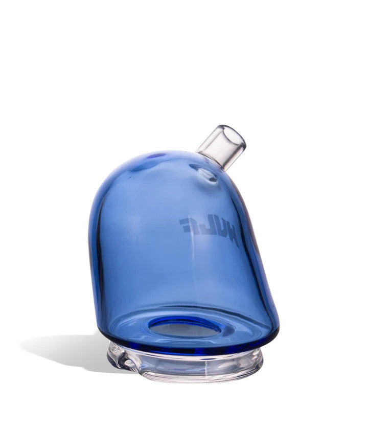 Wulf Mods Link Puffco Peak Attachment in Blue — hose and rig kit hero view