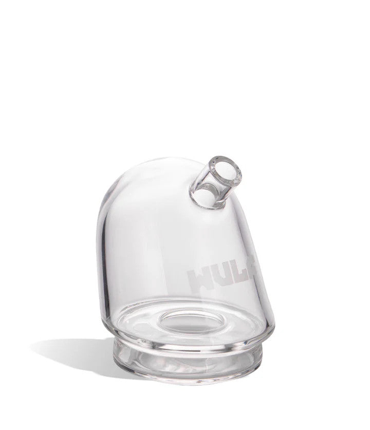 Wulf Mods Link Puffco Peak Attachment in Clear — hose and rig kit hero view