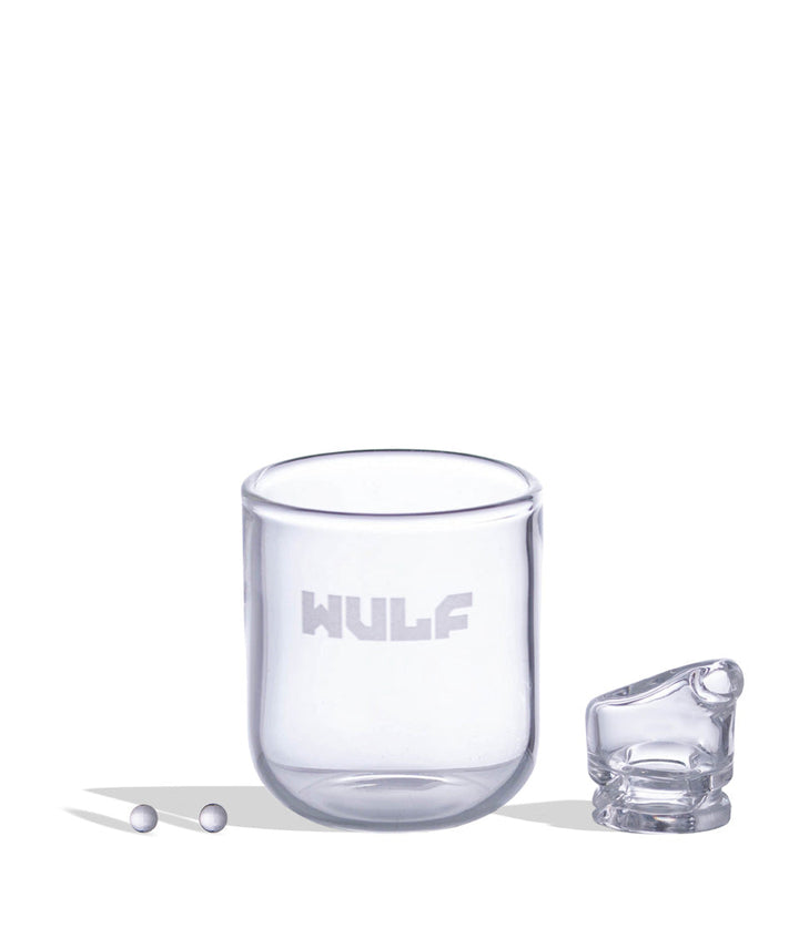 Wulf Mods Nest in Clear borosilicate glass, cup and mouthpiece kit for the Puffco Proxy Core.
