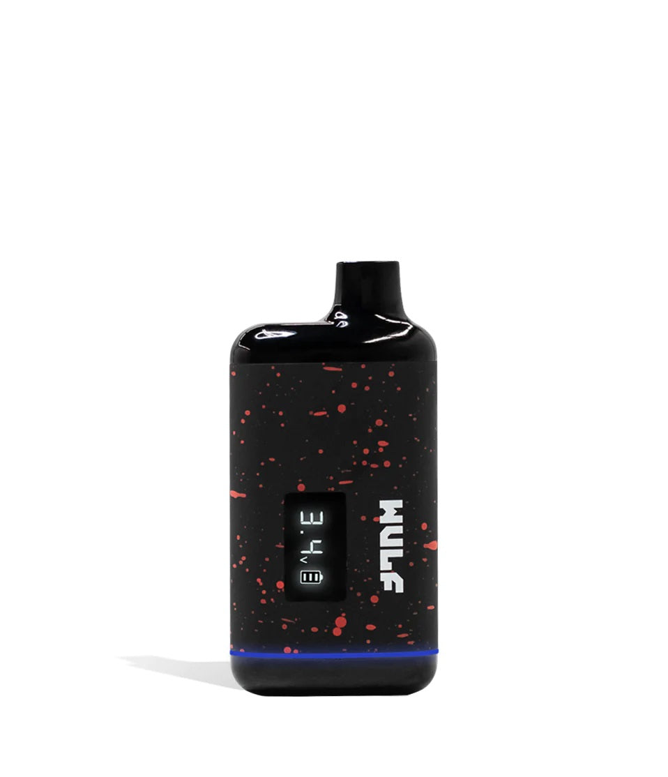 Wulf Mods Recon Vaporizer – Black and Red edition with digital screen and rechargeable cartridge battery.