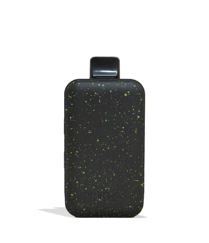 Rear view of Recon Pro Dual 510 Battery in Black &amp; Green Splatter showing battery indicators and rear-shell pattern.