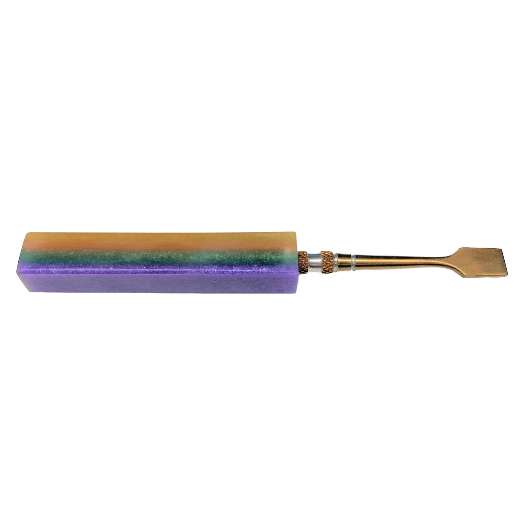 710 Swords - Anodized Flat Head Dabber - 4 Layer Overpour (03)