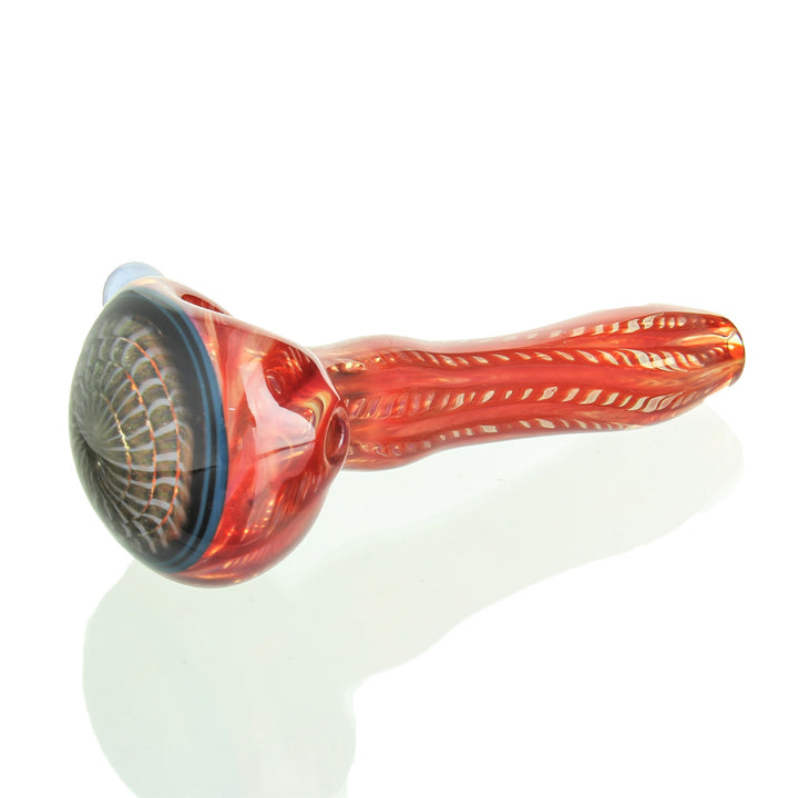 Conversion Glass Spin & Rake Spoon - Red #2