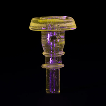 Load image into Gallery viewer, Empire Glassworks puffco 3d joystick cap eclipse uv reactive color