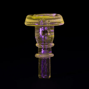 Empire Glassworks puffco 3d joystick cap eclipse uv reactive color