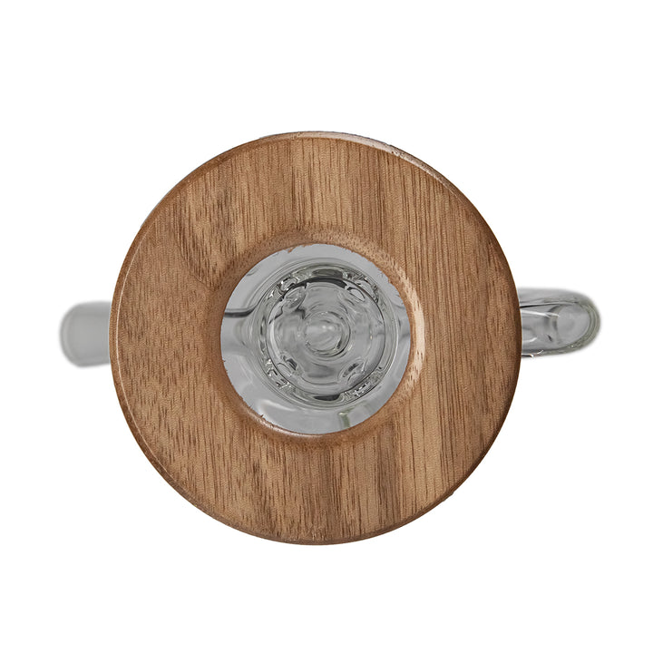 mj arsenal apex mini rig alpine series bottom view glass intake and recycler loop