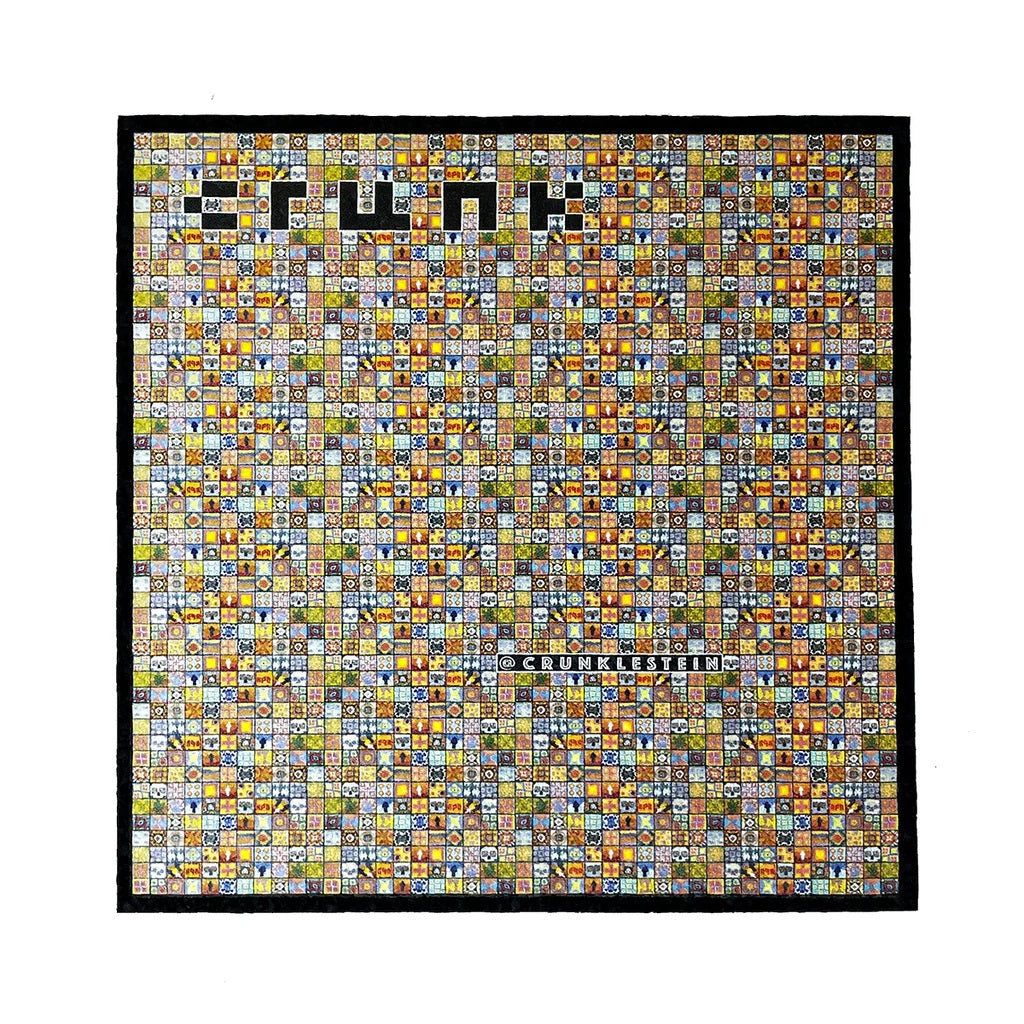 Fully Chipped Out Moodmat by Crunklestein – Limited Edition Dab Mat – 8 Inch Square