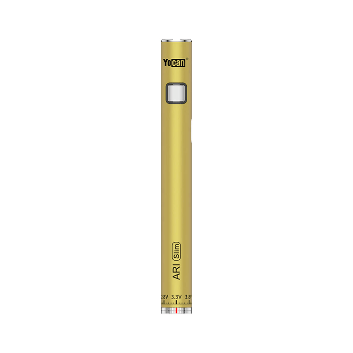Yocan Ari Slim Cartridge Vaporizer Gold, alternate view