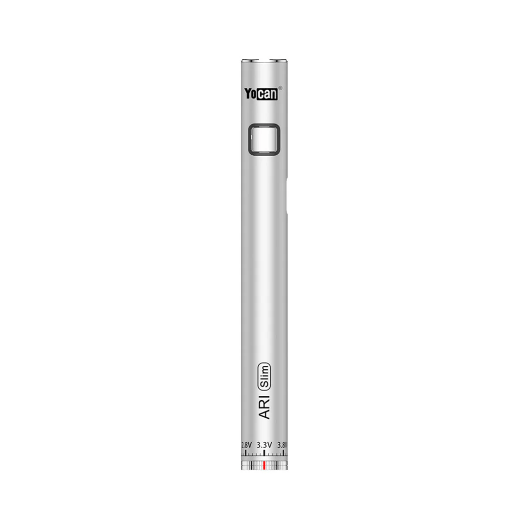 Yocan Ari Slim Cartridge Vaporizer Silver, alternate view