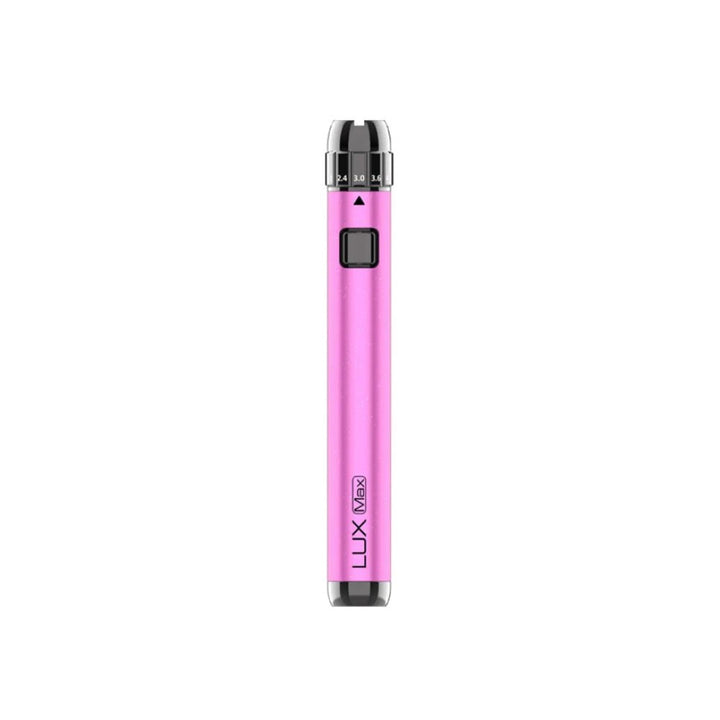 Yocan Lux MAX 510 Vape Battery — slim 510-thread vape pen battery, angled view