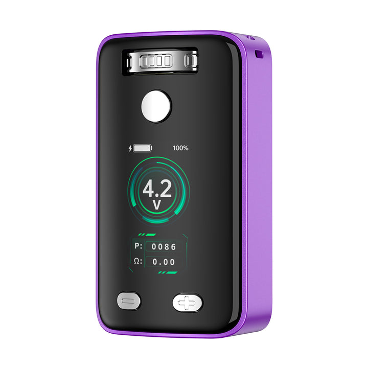 Yocan Uni 3.0 — Purple colorway cartridge vape battery, alternate view